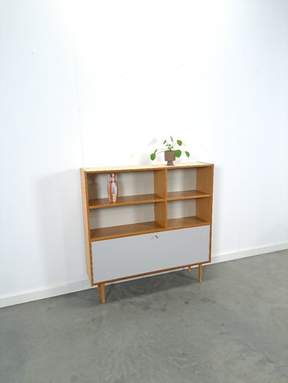 Image 1 of Danish Domino Mobler cabinet with flap door