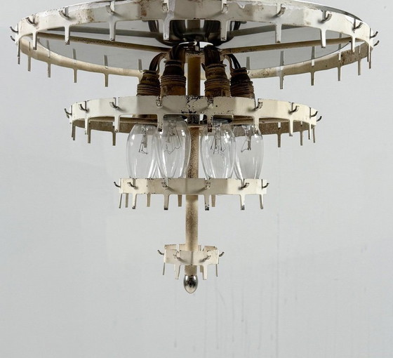 Image 1 of Mid - Century ceiling lamp/chandelier by Doria Leuchten, Germany, 1970s