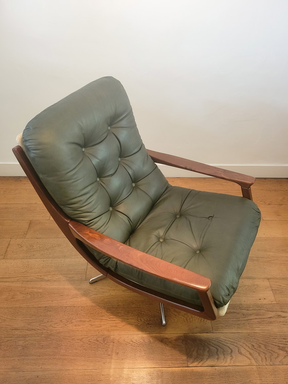 Image 1 of Vintage Eugen Schmidt Swivel Chair for Soloform 1960