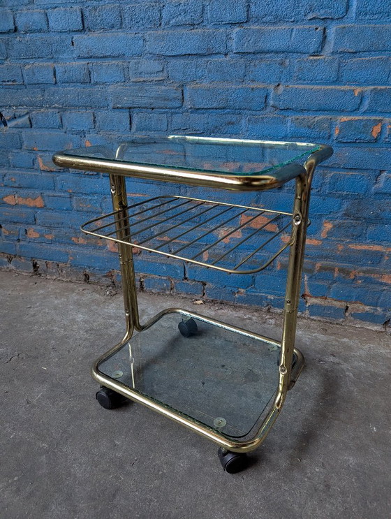 Image 1 of Vintage Drink Trolley/ Side Table 1970s