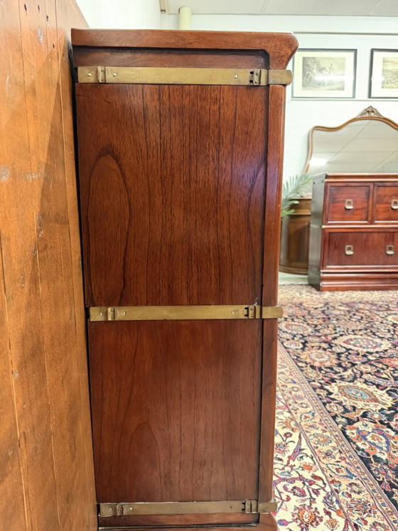 Cassettiera Originale Globe Wernicke – Mobili archivio, Legno, Ottone (photo 4 of 10)