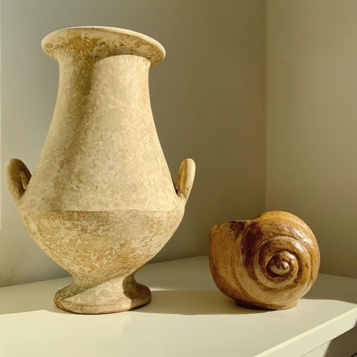 Set of 2 Collector’s Mid-Century Studio Pottery Vases