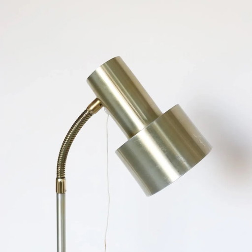 Vintage Swedish Brass Floor Lamp