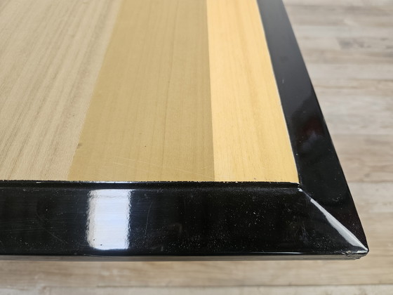 Image 1 of Mesa de centro cuadrada de los años 70 con diseños geométricos