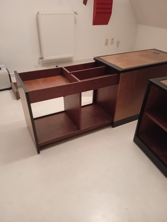 Image 1 of COMPLETE SET Italiaanse Design Kasten (Wortelhout) – Superdeal voor snelle beslisser!