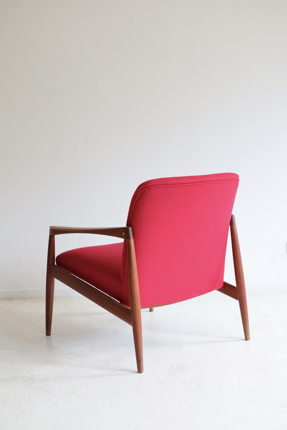 Image 1 of Fauteuil Deens jaren 60, Hergestoffeerd