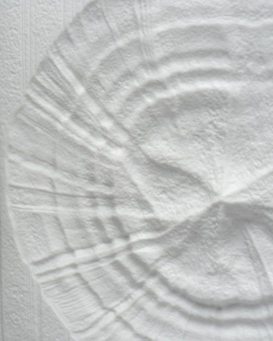 Image 1 of Martin Freyer Rosenthal Studio Line Brutalist Bisque Porselein Vintage H 24 cm Fossil Vaas