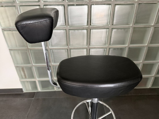 Vitra Perch Chair von George Nelson – Konferenzstuhl, Leather, Metal (photo 9 of 13)
