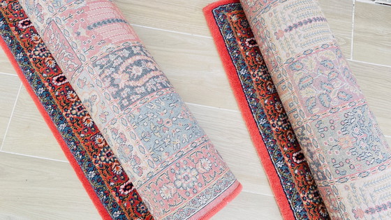 Image 1 of Paire TAPIS VINTAGE Inspiration Art Déco 