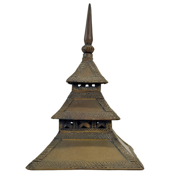 Antique Sumatran Brass Mosque Model – Indonesia – ca. 1900–1920 – Sculpture, Wood (photo 23 of 24)