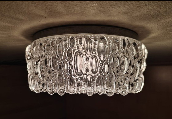 Image 1 of Glashütte Limburg, Modell 665,Wandleuchte/Deckenleuchte,Top Zustand 