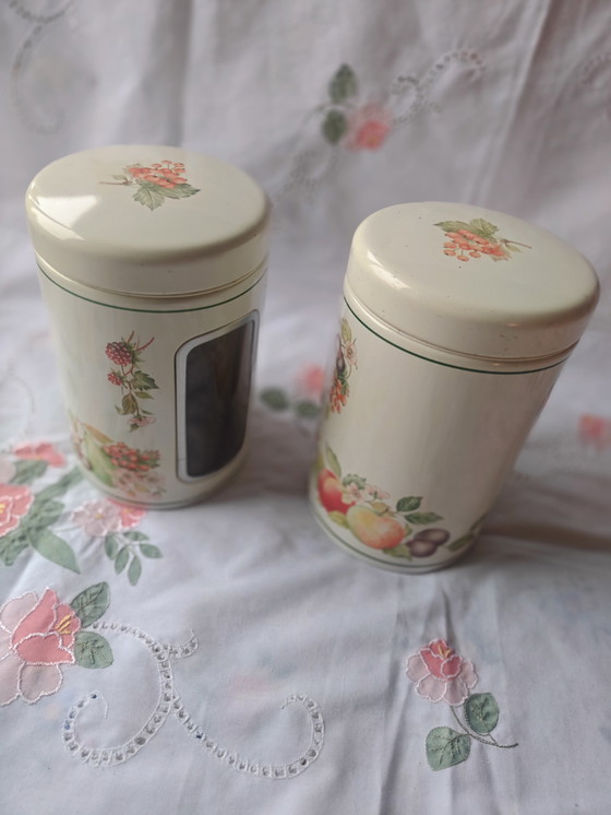 Image 1 of Mazzi di fiori vintage Brabantia Stock – Decorazione di frutta retrò (set di 2)