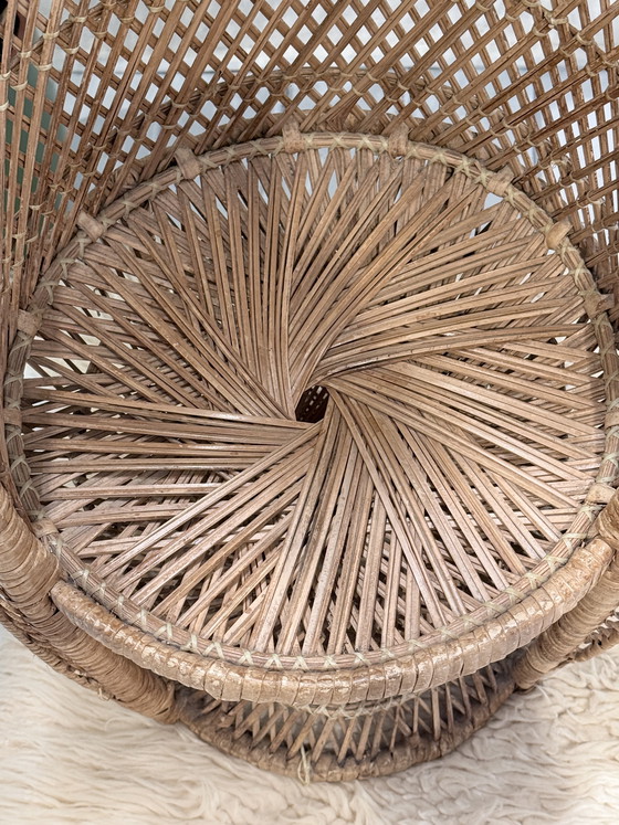 Image 1 of Rotan pauwenstoel voor kind