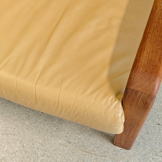 Divano vintage a 3 posti L. Olsen En Søn Møbelfabrik – Divani 3 posti, Leather, Wood (photo 9 of 11)
