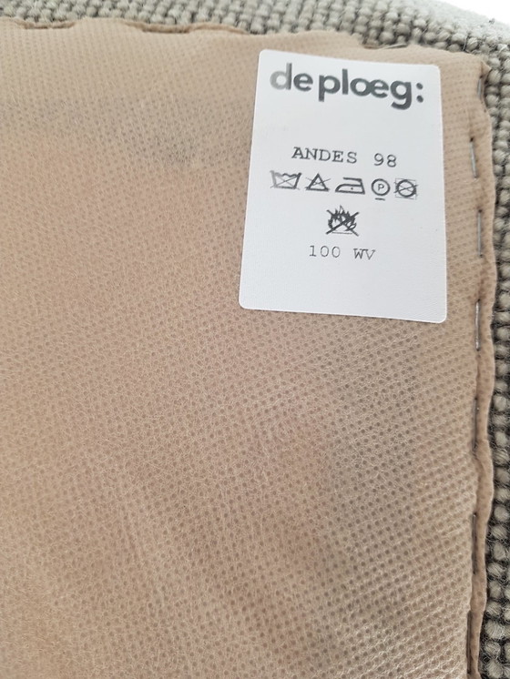 Image 1 of Chaise de bureau Artifort vintage | fauteuil pivotant laine beige sable tissu De Ploeg