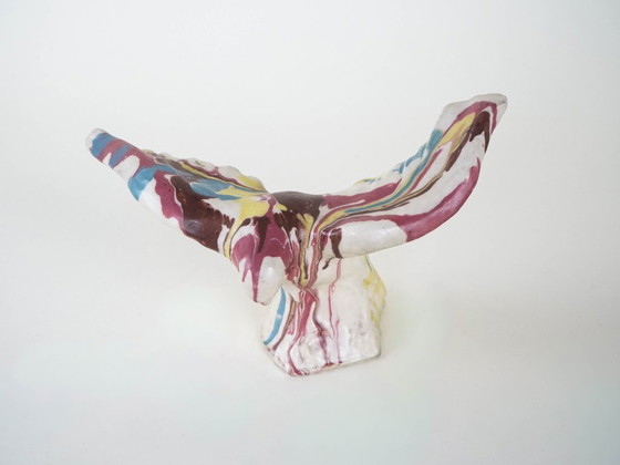 Image 1 of Sculpture d'oiseau en céramique, design italien, années 1970, fabricant : F. Ferroni