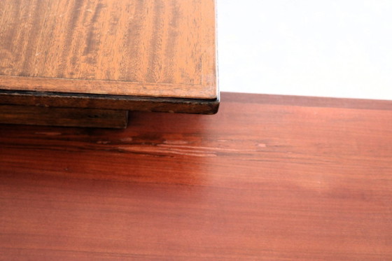 Scrivania direzionale vintage | Scrivanie | anni '50, Legno, Marrone, Mid Century Modern (foto 8 di 14)