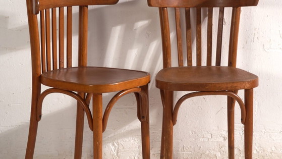 Antique armchairs in TON bentwood – Czechoslovakia, circa 1960 #3 (photo 3 of 40)