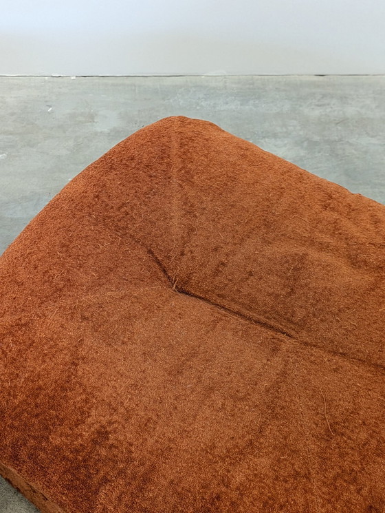 Image 1 of Tavolino da caffè con poggiapiedi coordinato - design italiano vintage