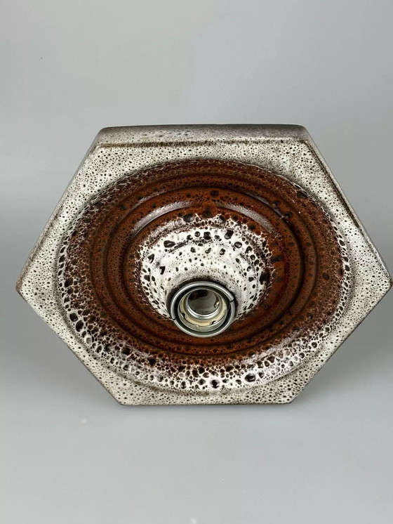 Image 1 of 60s 70s Aplique Ceramica Siglo Medio Diseño Space Age