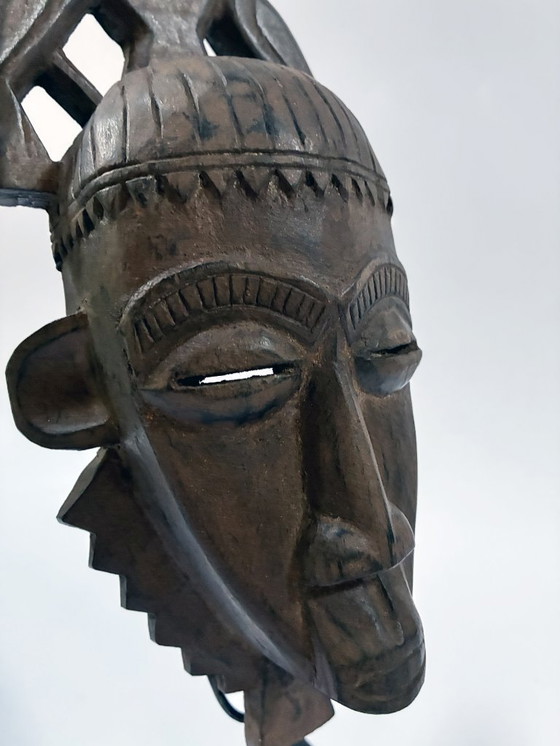 Image 1 of Afrikanische Stammeskunst • Baoulé-Maske • Elfenbeinküste • 1970