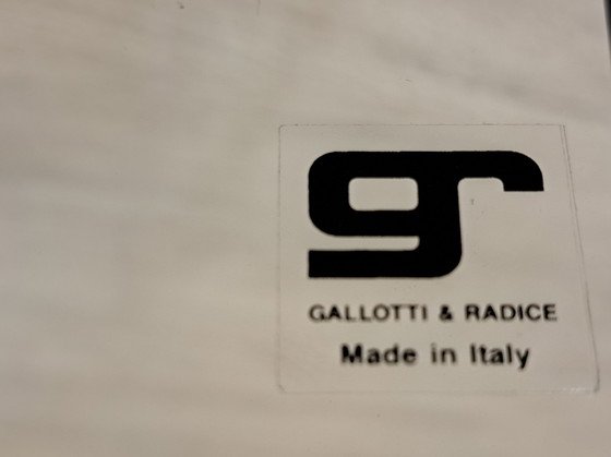 Image 1 of Tavolino da caffè in cristallo Gallotti & Radice anni '70 - Design vintage italiano
