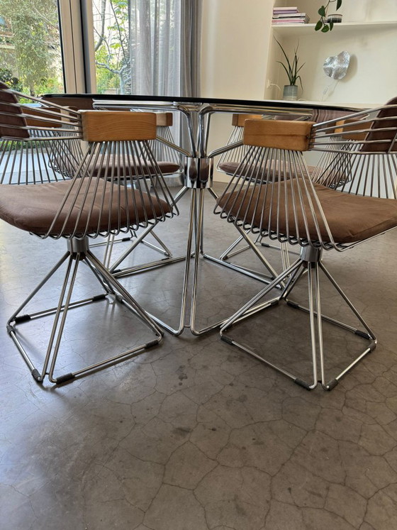 Image 1 of Rudi Verelst (Delta) table + 4 chairs