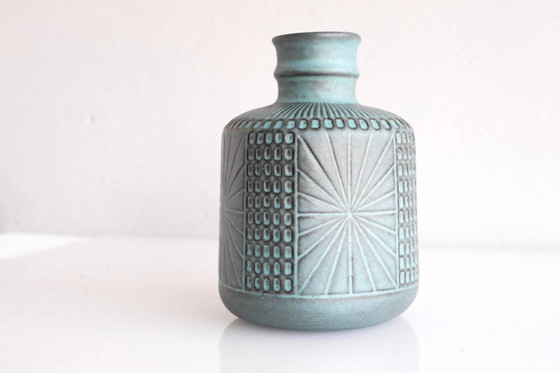Image 1 of Mid-century Scandinavian modern art design pottery vase by Mari Simmulson for Upsala Ekeby, Sweden, 1970s