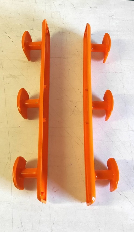 Image 1 of Orange Syla coat rack - 1970s