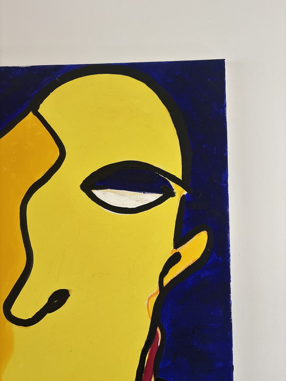 Image 1 of Modern Abstract Olieverfschilderij