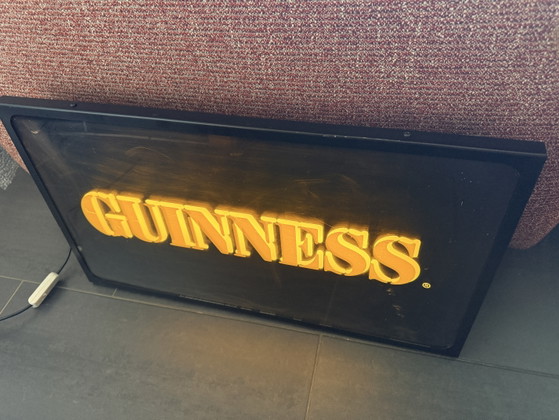Insegna luminosa originale Guinness – Mydaton Ltd – 67,5 cm – Applique, Metal, Plexiglass (photo 4 of 7)