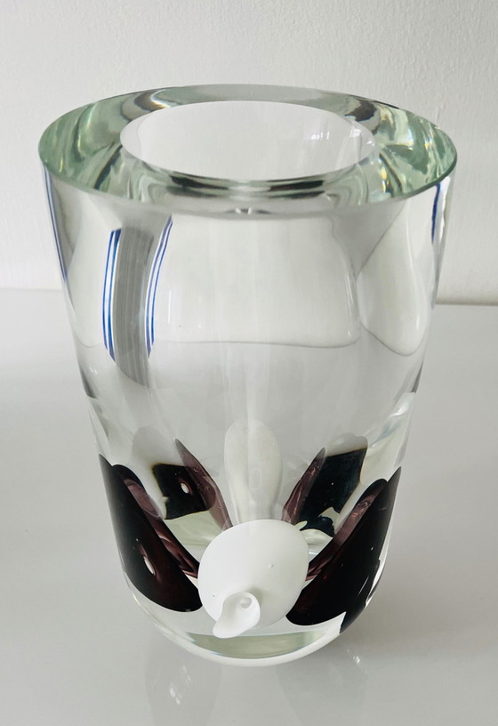 Image 1 of Vase Princ Glass Art H 22 4,2 kilos !