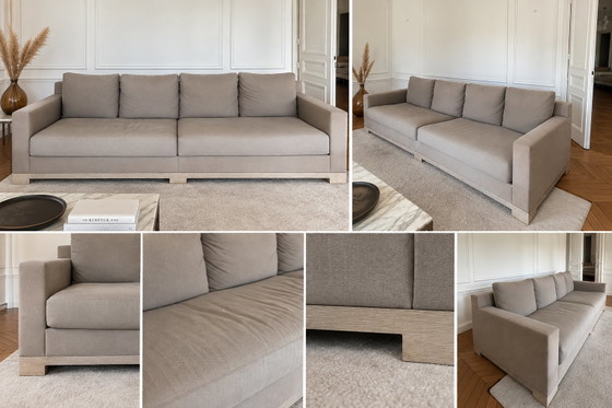 Canapé Christian Liaigre – Modèle Océan – 4 places – 280 cm – Canapés 3 places, Textile (photo 2 of 7)