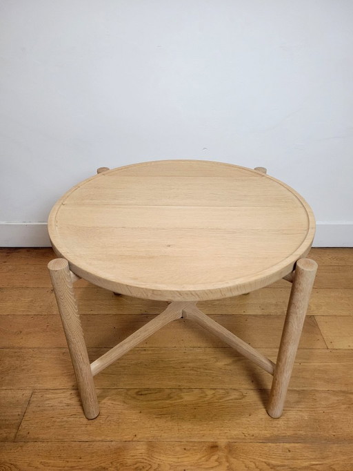 Vintage PP35 side table by Hans J. Wegner for PP Møbler