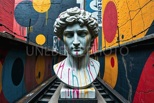 Photo Printed on Plexiglas / Limited Edition / Art Deco / Decorative Frame / Pop Art – wanddecoratie