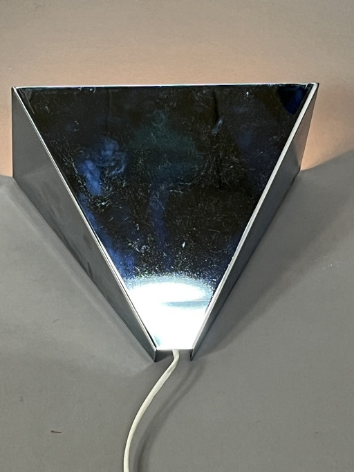 Eighties Ikea chromen wandlamp postmodern 