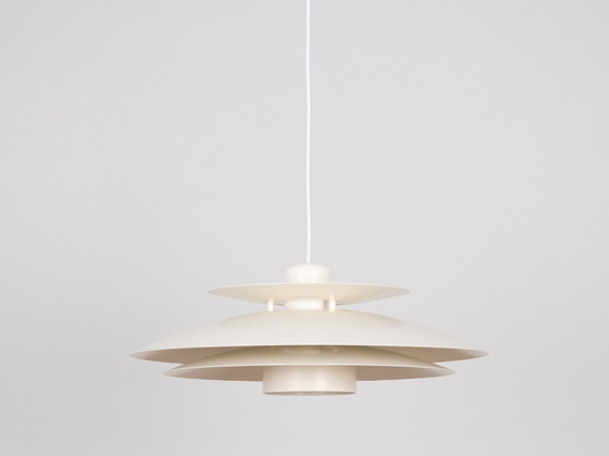 Image 1 of Lampada a sospensione vintage danese a forma di corno, risalente agli anni '80.
