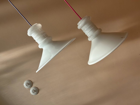 Image 1 of 1x Sidse Werner Apoteker Pendelleuchte Holmegaard Glas für Royal Copenhagen