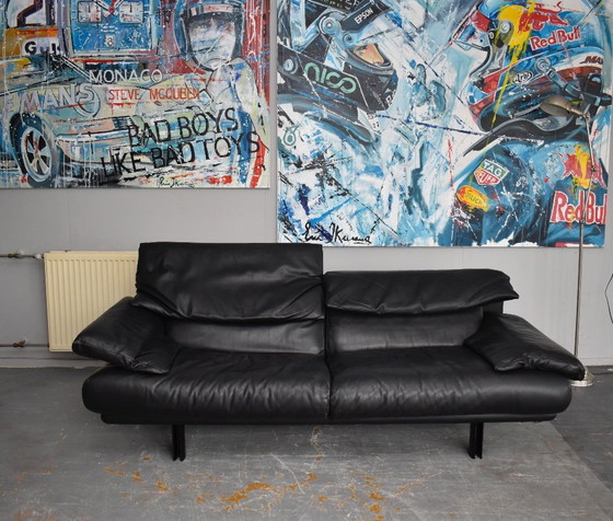 Beautiful Vintage B&B Italia Alanda Paolo Piva Design Sofa – 3-5 seaters, Leather, Metal (photo 7 of 8)