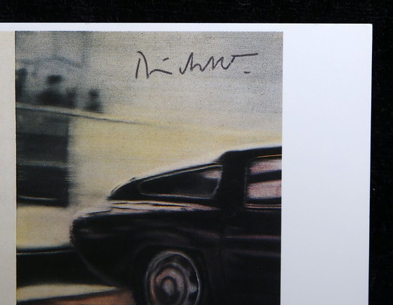 Image 1 of Richter, Gerhard - Alfa Romeo (con texto) - tarjeta postal - firmada a mano