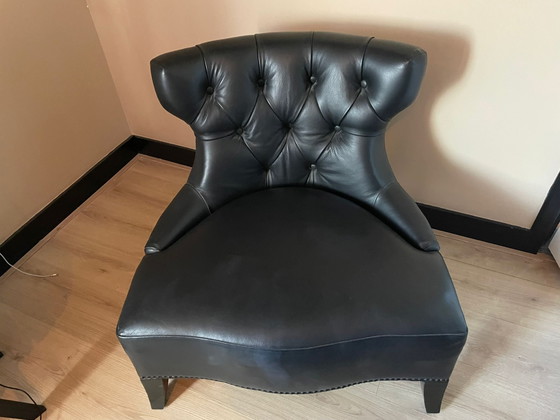 Sam Piet Boon Armchair – Leather, Wood (photo 2 of 8)