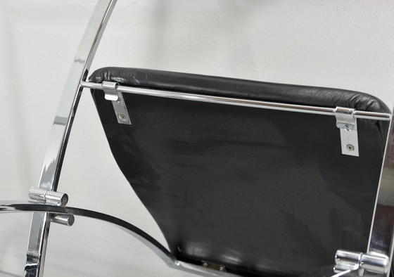 Image 1 of Superb Minimalistic Foldable Dining Chairs Designed by Marcelo Cuneo for Mobel Italia, Set of 4. Italy, 1970s.