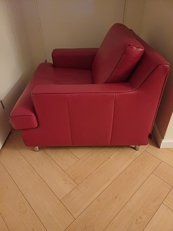 Image 1 of 2 poltrone in pelle di Novastyl