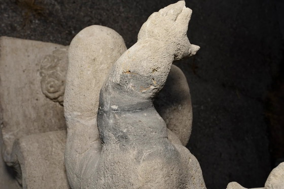 Late 19th Century Italian Carved Stone Putto – Sculpture, Vintage (photo 33 of 39)