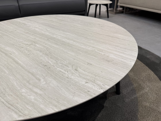 Image 1 of Leolux Rolan Coffee Table Set Ceramic Strata Argentum