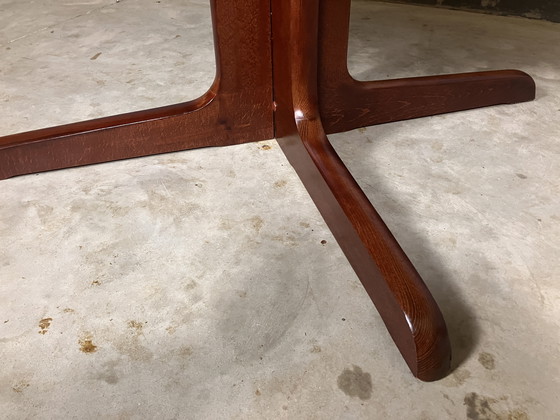 Image 1 of Vintage oval table Seventies
