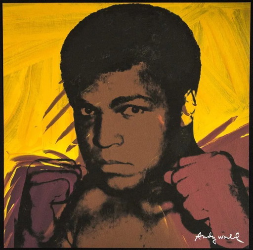 1986 Carnegie Museum of Art After Andy Warhol "Muhammad Ali" Lithograph