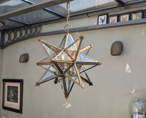 Grote ster facet hanglamp