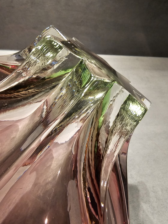 Image 1 of Bol vintage en verre d'art de Murano