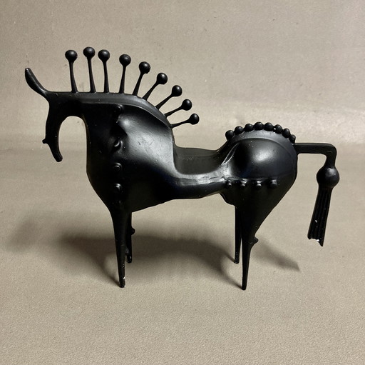 Sculpture Design Métal Noir